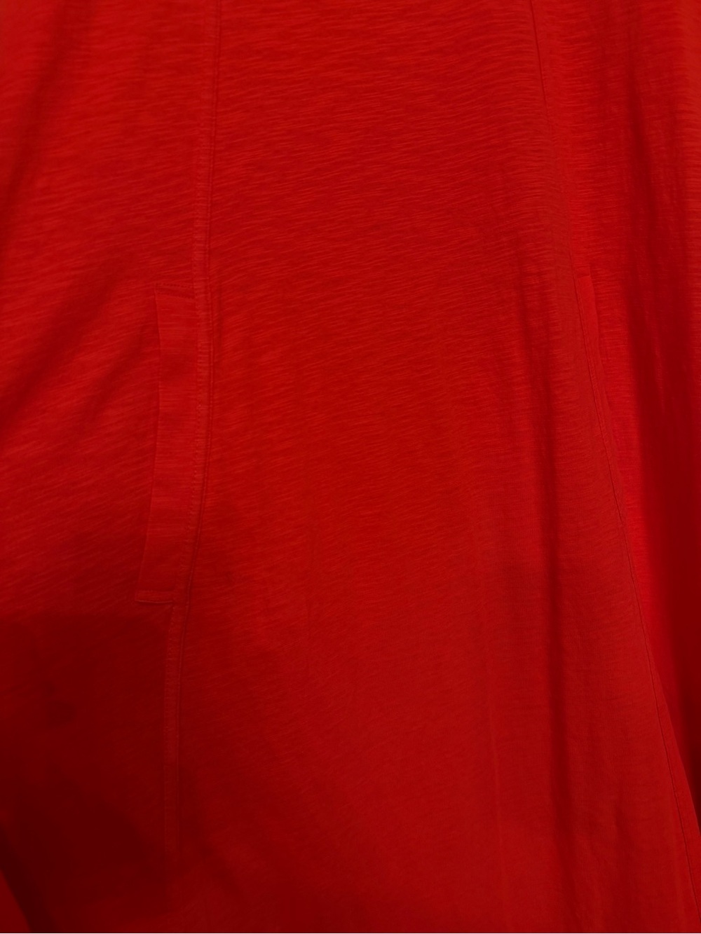 ME+EM Cotton Slub Jersey Midi Swing Dress Tulip Red 8 - Picture 10 of 16